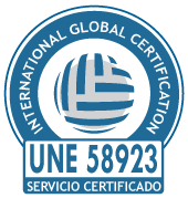 Logo UNE 58923 enero 2022